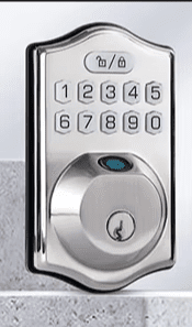 Jiffy Locksmith® Smart Deadbolt Door Lock — Fingerprint, PIN, Tuya Bluetooth, Key